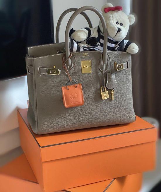 New arrival Kyoto @decouverte.jp VINTAGE HERMES BIRKIN 30 Etoupe