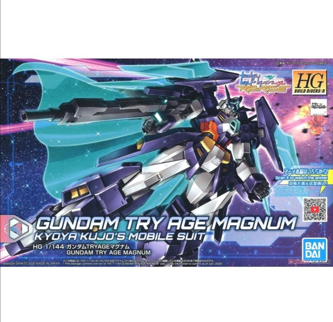 Hgbd Gundam Tryage Magnum Try Age Toys Games Bricks Figurines On Carousell