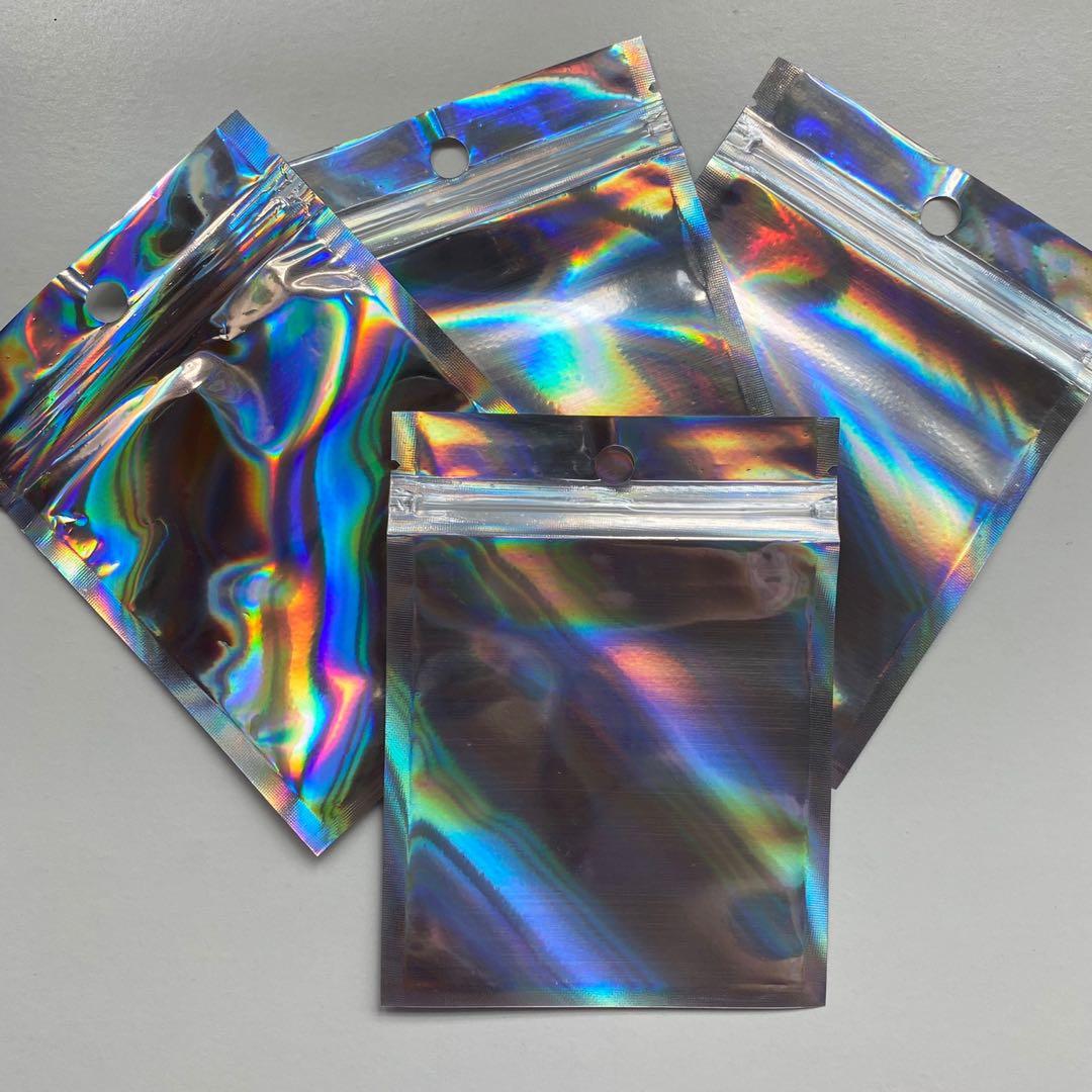 Holographic sales ziplock bags