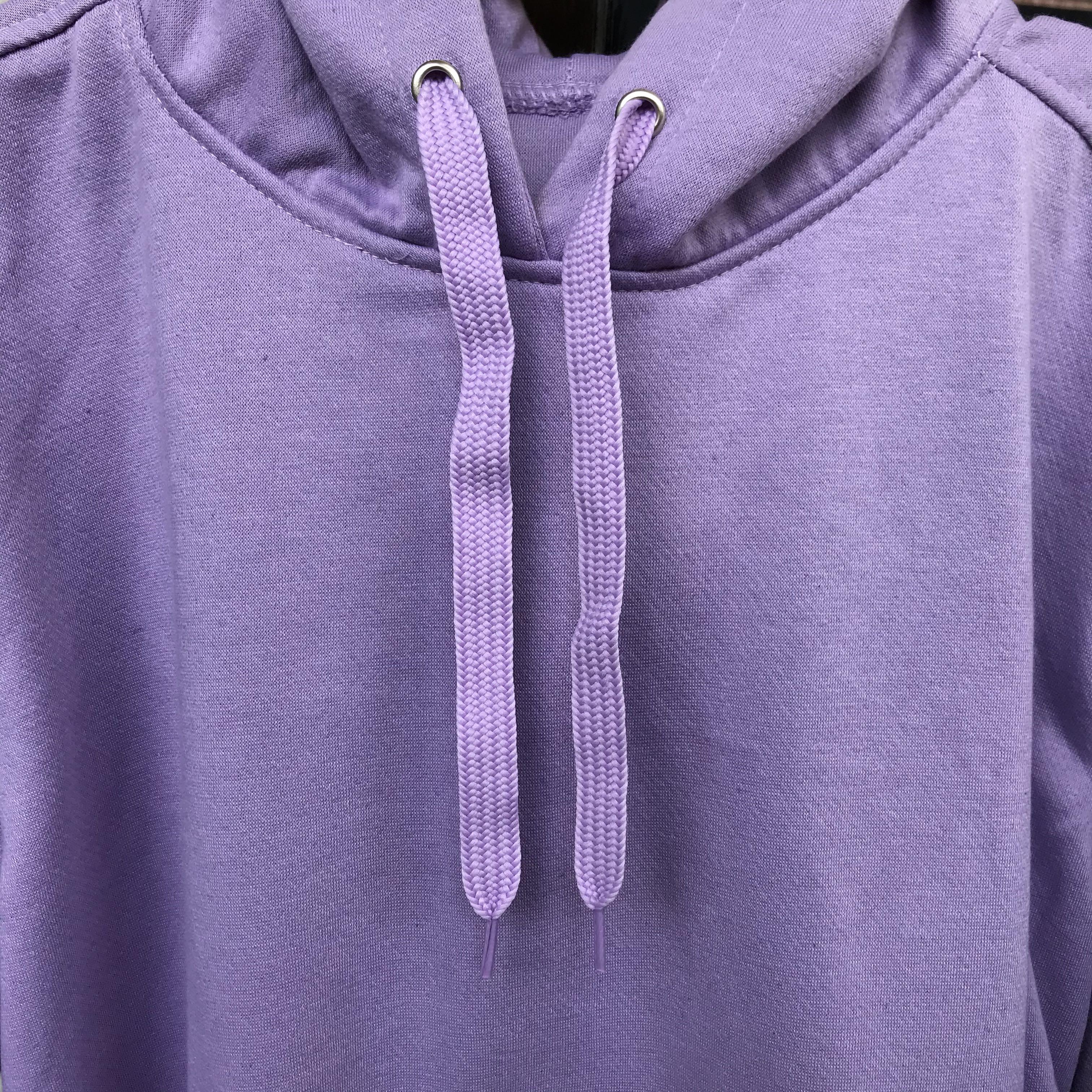 hoodie wanita warna lilac