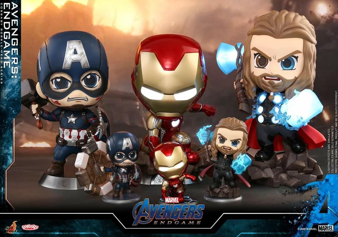 Hot Toys Avengers Endgame Captain America Iron Man Mk 85 Thor Large Sized Cosbaby Misb Toys Games Bricks Figurines On Carousell