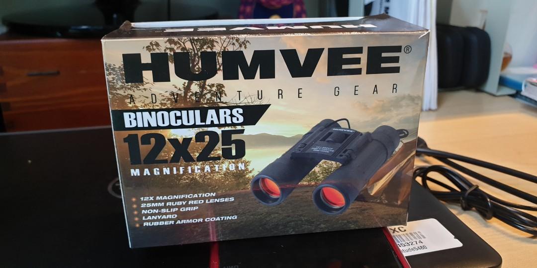 Humvee 12x25 compact binoculars top