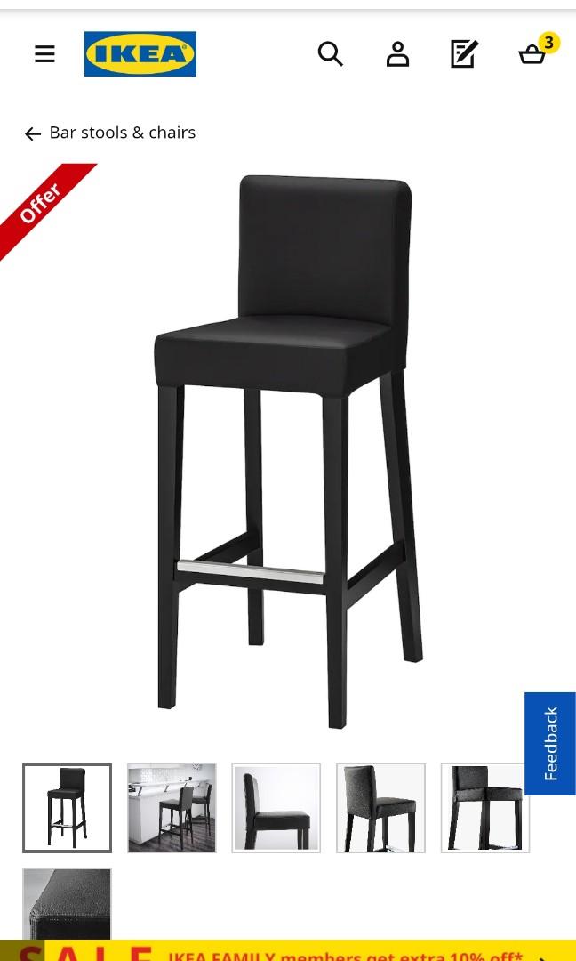 Ikea Bar Stools Furniture Tables Chairs On Carousell