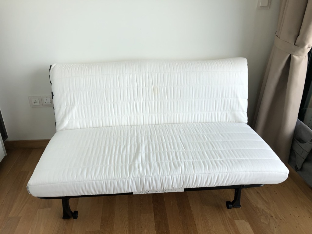 IKEA LYCKSELE HAVET foldable sofabed, Furniture & Home Living
