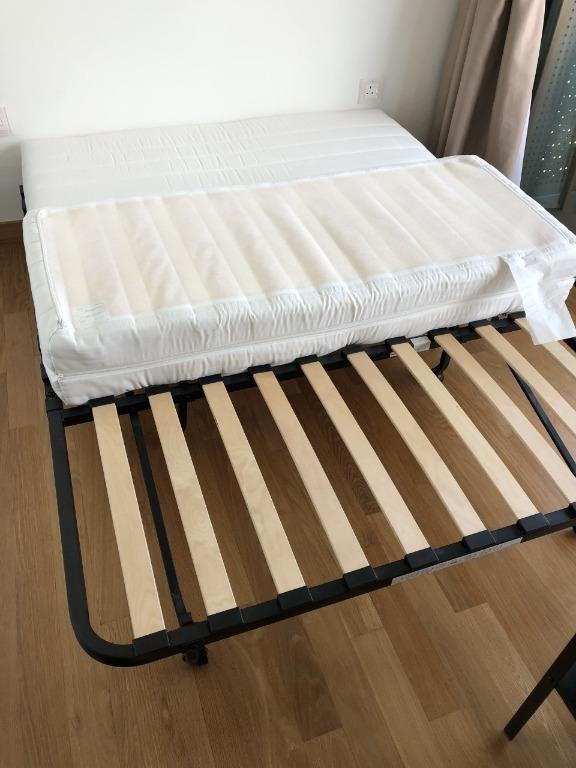 IKEA LYCKSELE HAVET foldable sofabed, Furniture & Home Living