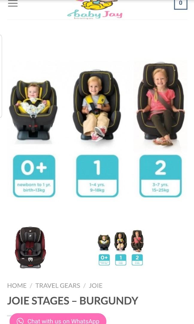 Joie Infant Car Seat Stages Babies Kids Strollers Bags Carriers On Carousell We've found the best car seats that'll span all stages and multiple ages, from the jane grand to the joie every stage. carousell