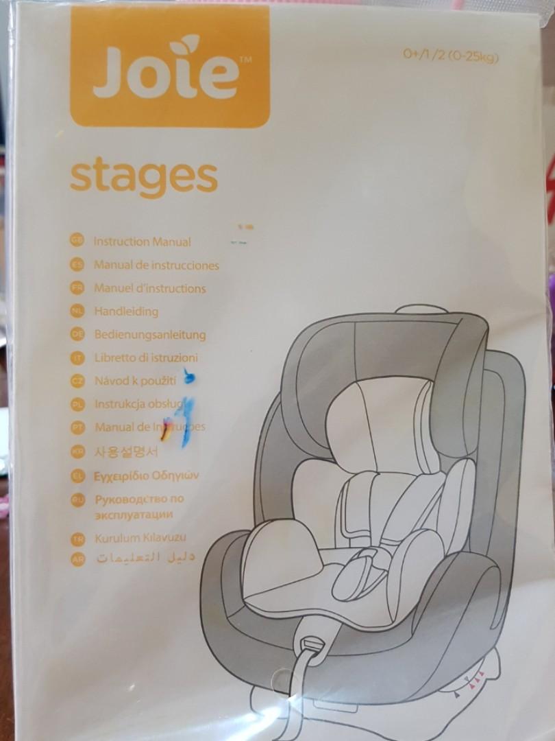 Joie Infant Car Seat Stages Babies Kids Going Out Car Seats