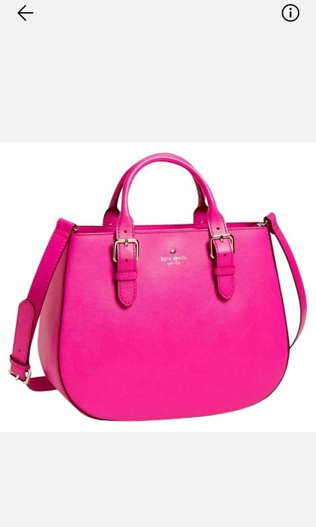 Kate spade charlotte street sylvie hot pink, Women's Fashion, Bags &  Wallets, Purses & Pouches on Carousell