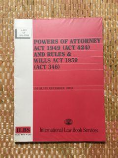 Law Statute Power Of Attorney Act 1949 Books Stationery Books On Carousell