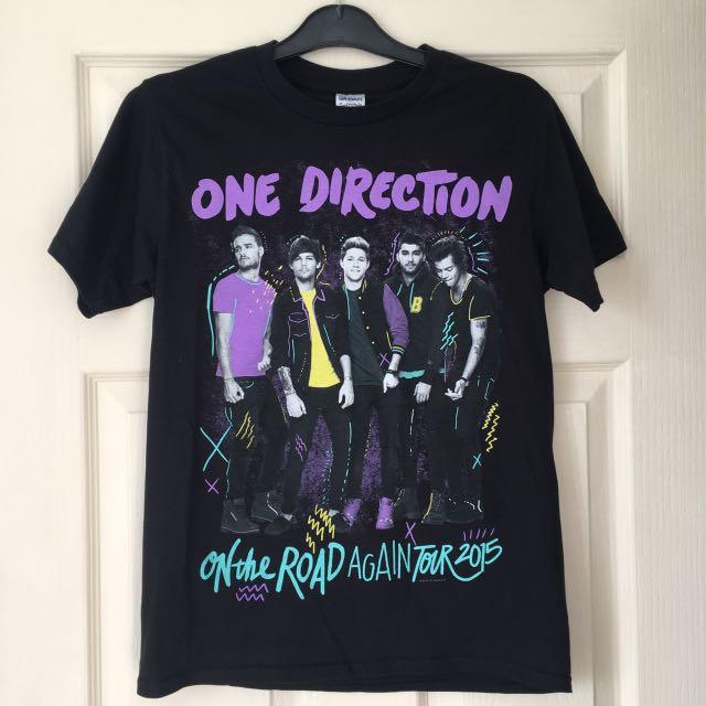 Lf One Direction On The Road Again Tour Shirt Men S Fashion Clothes Tops On Carousell