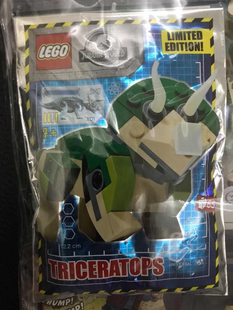 LIMITED EDITION Lego Jurassic World Triceratops