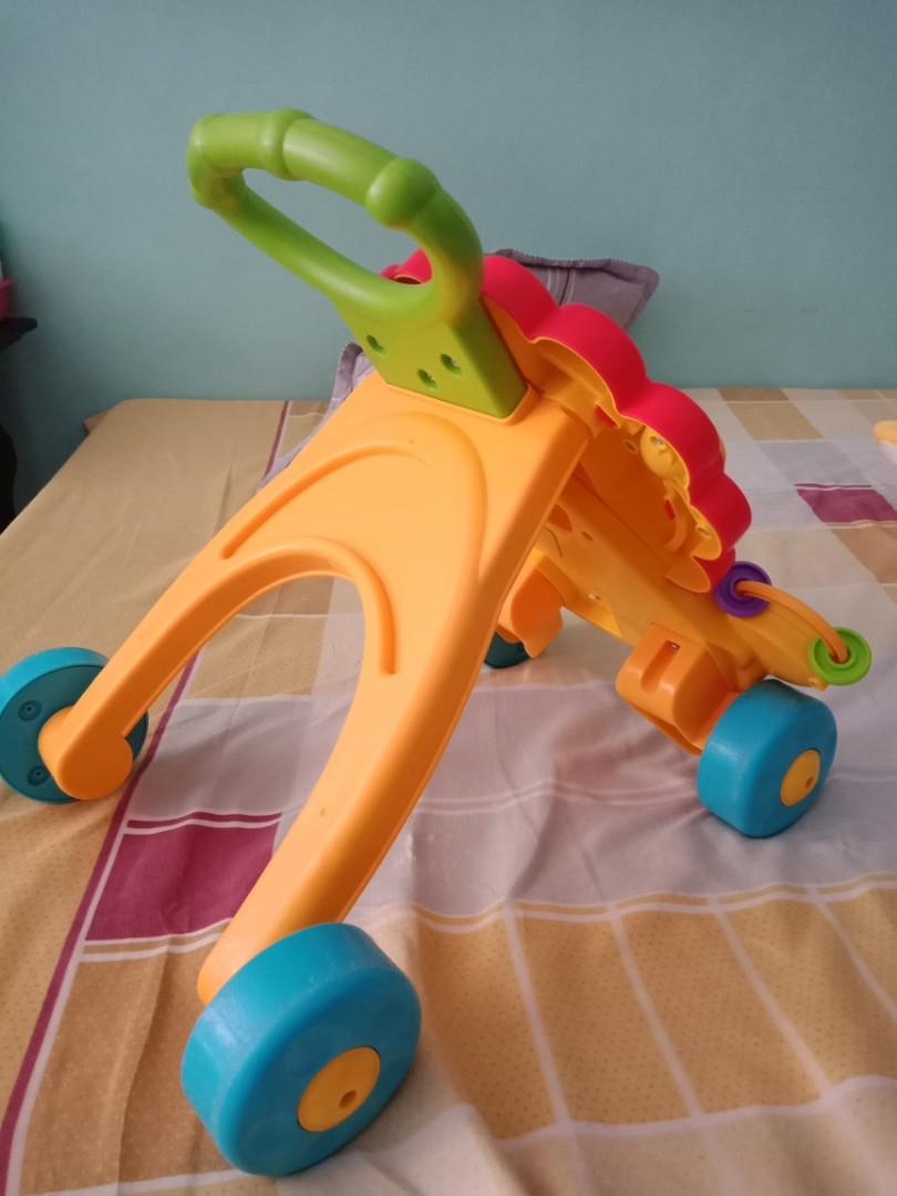fisher price push walker lion