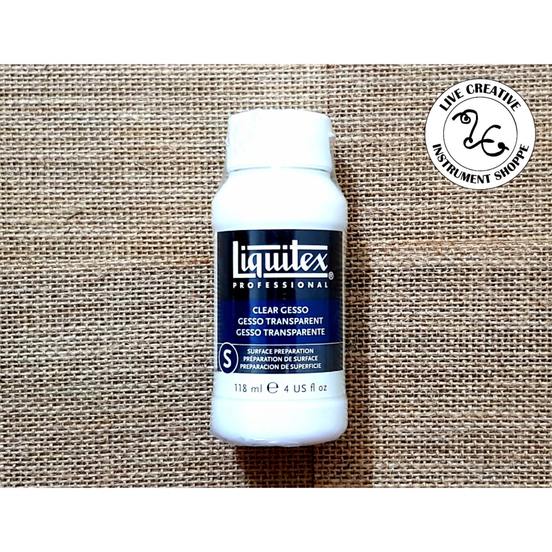 Liquitex Professional Clear Gesso 118ml For Acrylic Oil Pastels Pastels Graphites Design Craft Craft Supplies Tools On Carousell