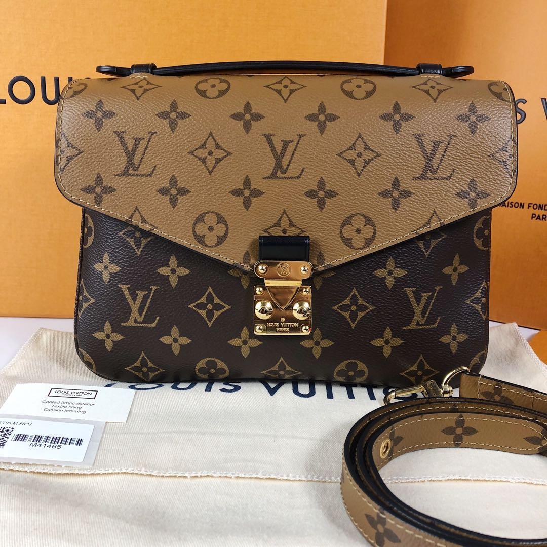 Louis Vuitton Monogram Reverse Metis Pochette M41465