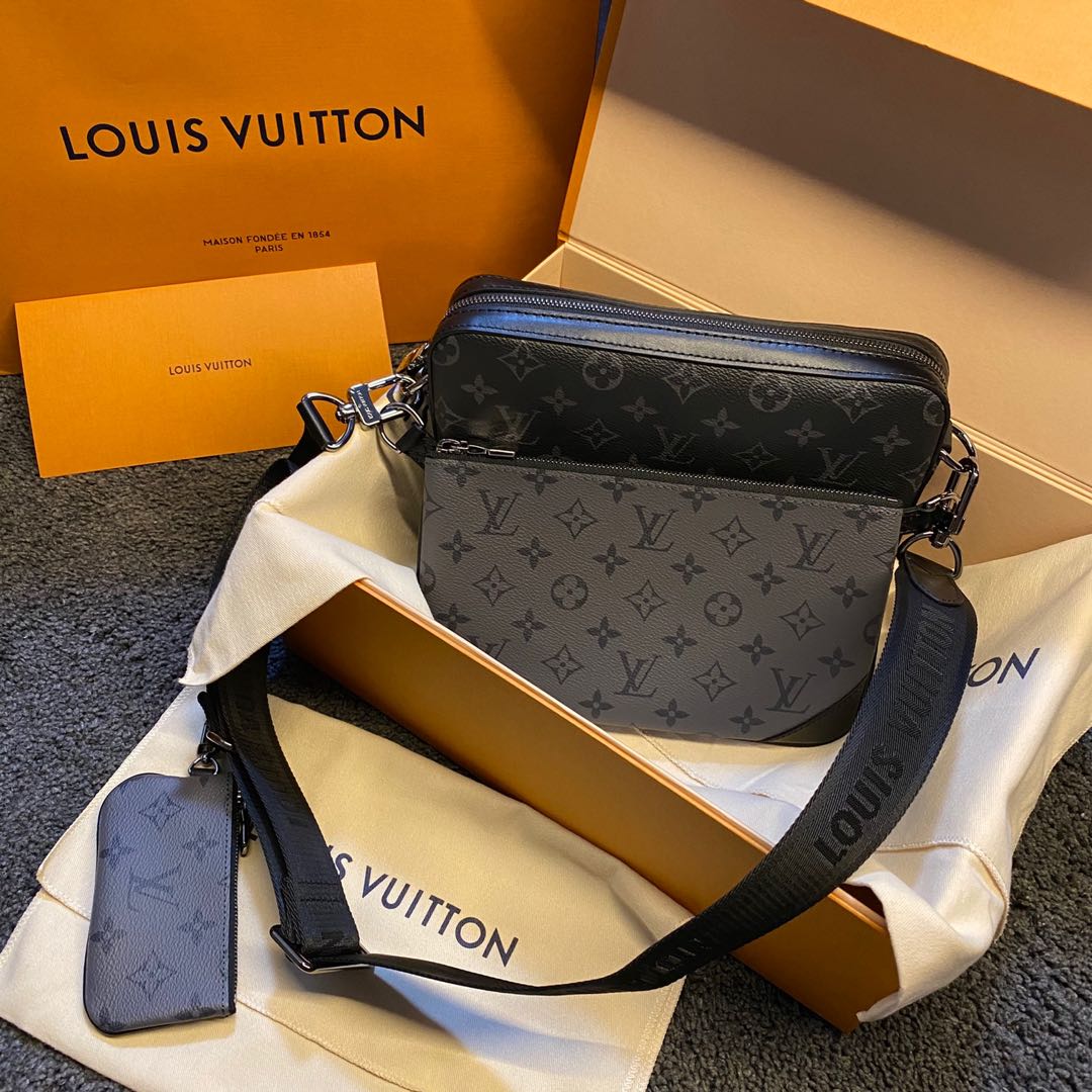 Louis Vuitton LV trio messenger new Grey ref.252909 - Joli Closet
