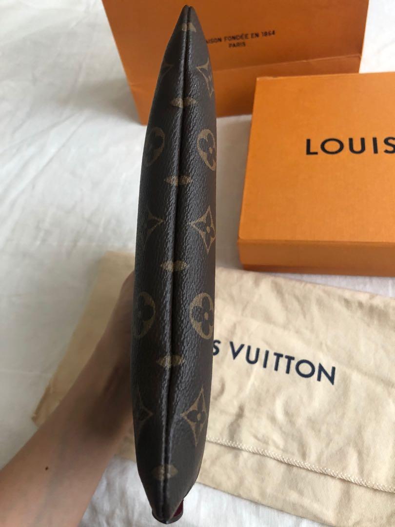 Louis Vuitton Brown Monogram Canvas Etui Voyage Pm Pouch – On Que Style