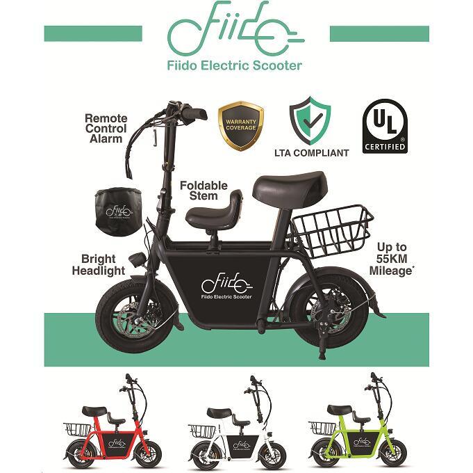 LTA Registered Fiido Q1 UL2272 Escooter Electric Scooter PMD LTA