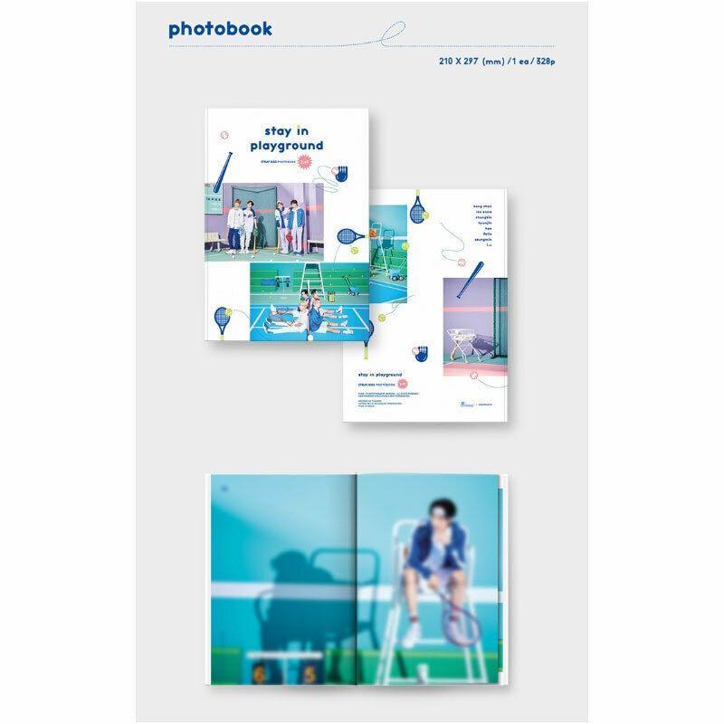 STAY IN PLAYGROUND STRAY KIDS 2ND PHOTOBOOK 韓國版寫真集+ DVD 訂