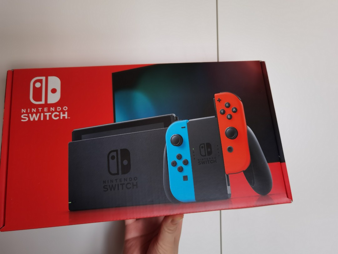 [Maxsoft Local Set] Nintendo Switch Gen 2 Console Neon, Video Gaming ...