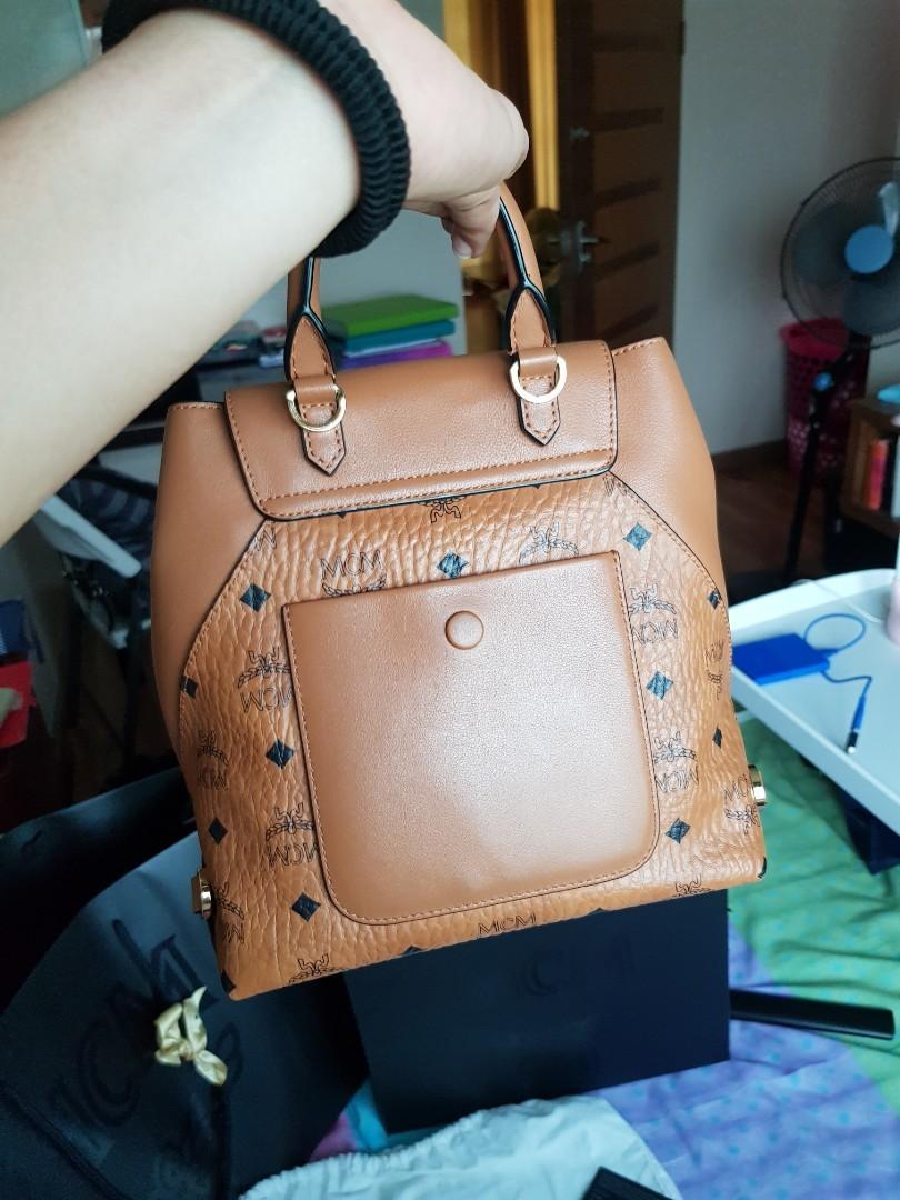Mcm store essential backpack
