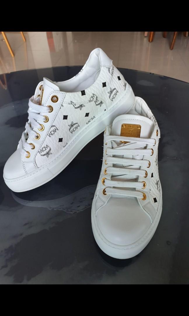 Mcm white clearance trainers