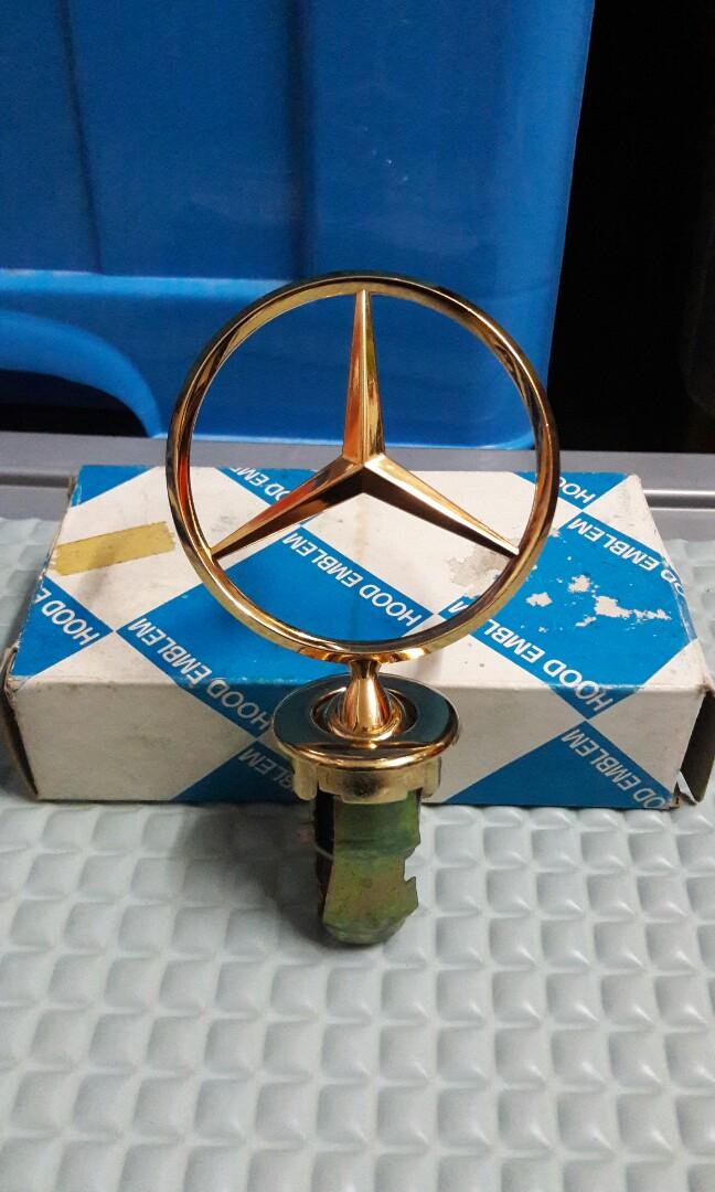 Mercedes Benz Gold Logo Grill Auto Accessories On Carousell