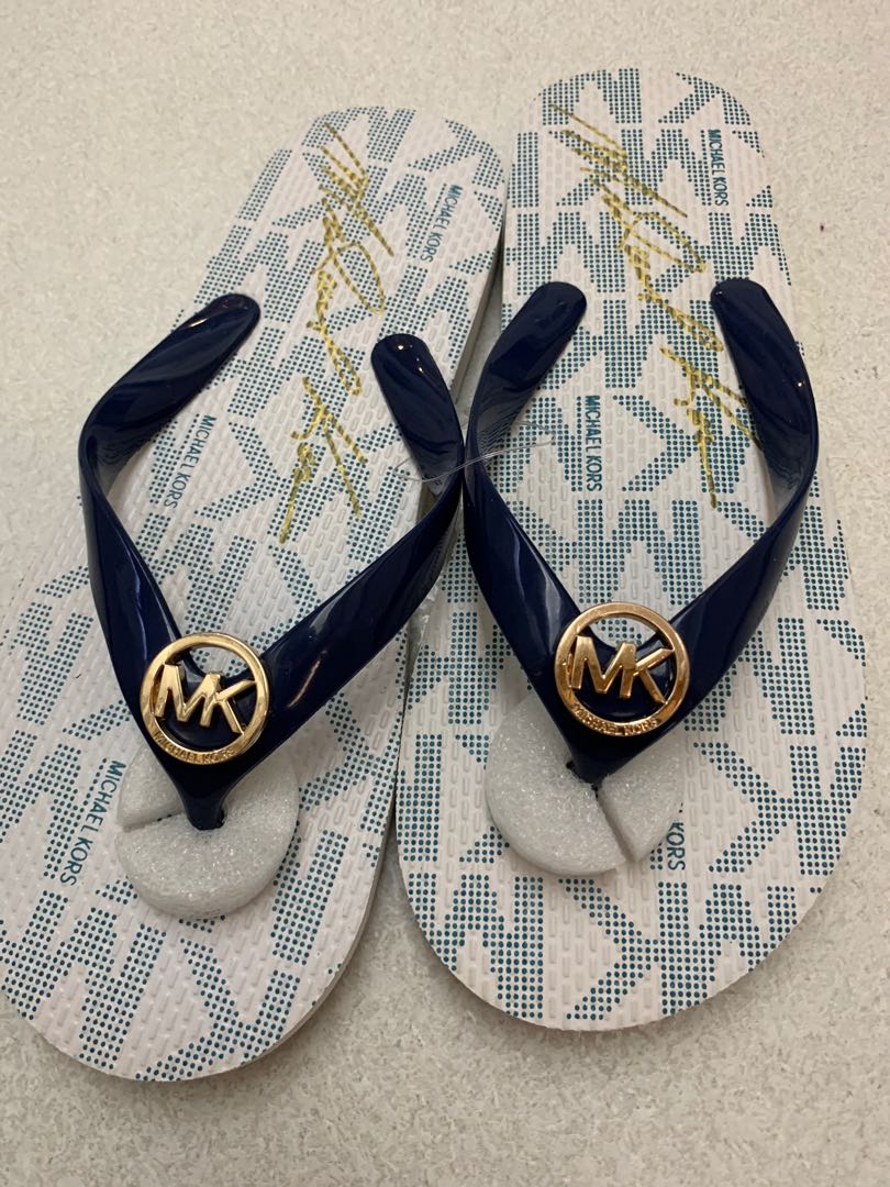 Michael kors flip cheap flops mens navy