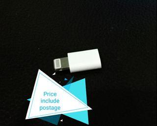 Micro Usb to lightning (iPhone, ipad) adaptor
