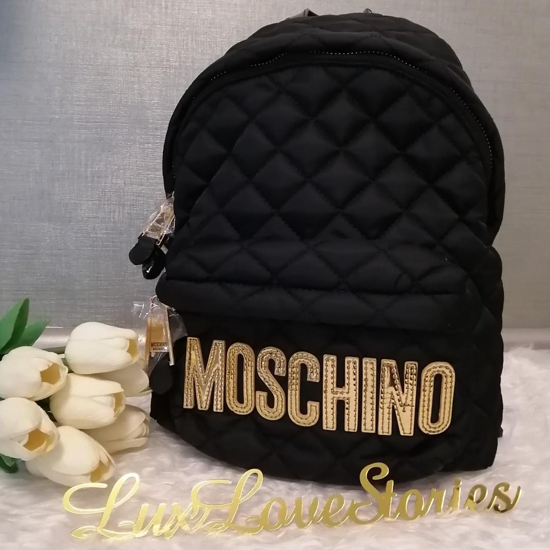 fake moschino backpack