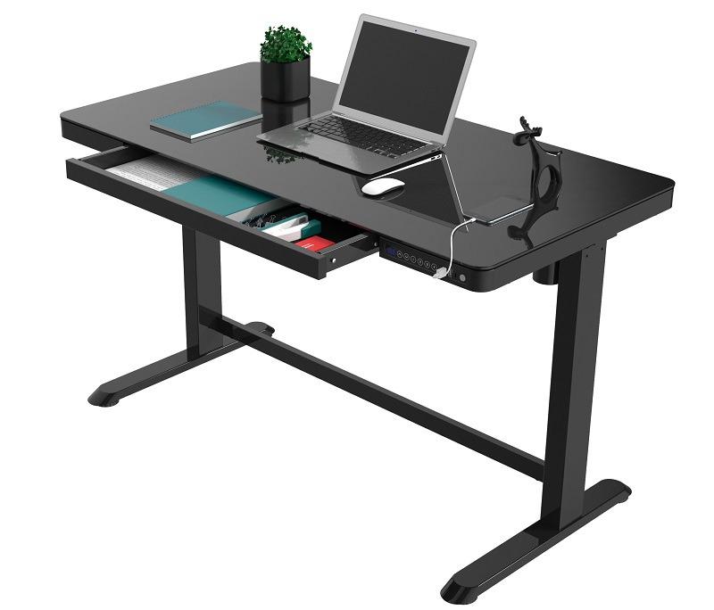 Motorized Height Adjustable Standing Desk Et118 Black Furniture Tables Chairs On Carousell