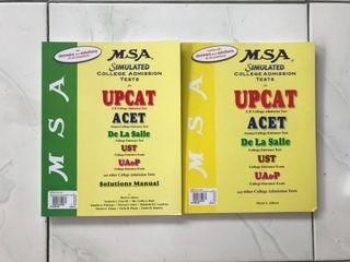 MSA College Admission Tests Reviewer - UPCAT, USTET, ACET, DCAT