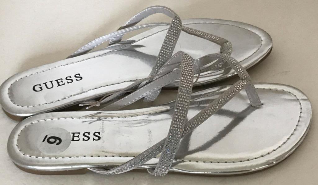 Guess sandals with rhinestones discount