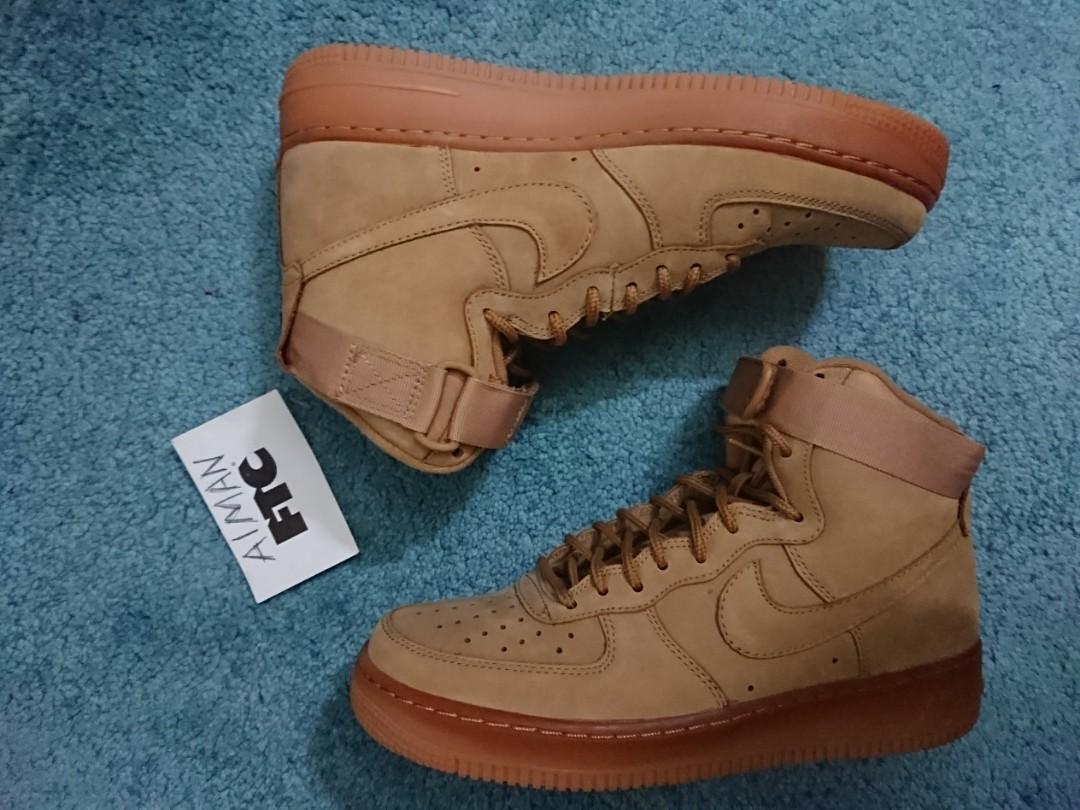 Nike Air Force 1 Wheat, Men's Fashion, Footwear, Sneakers on Carousell