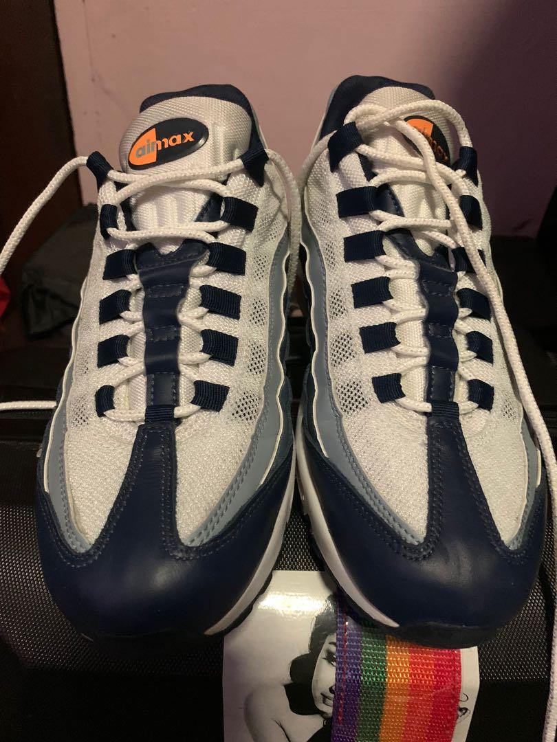 Nike air max 95 se midnight navy laser orange clearance