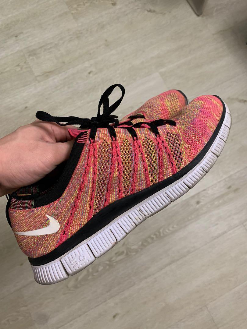 nike free flyknit nsw mens pink