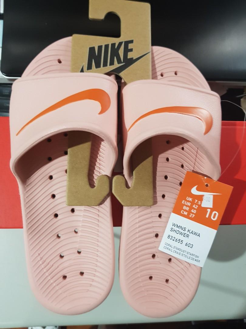 Nike Kawa Shower Sandals Coral Stardust 