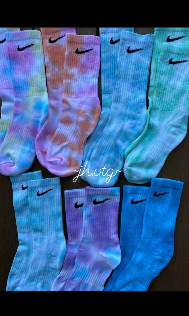 tie dye nike socks