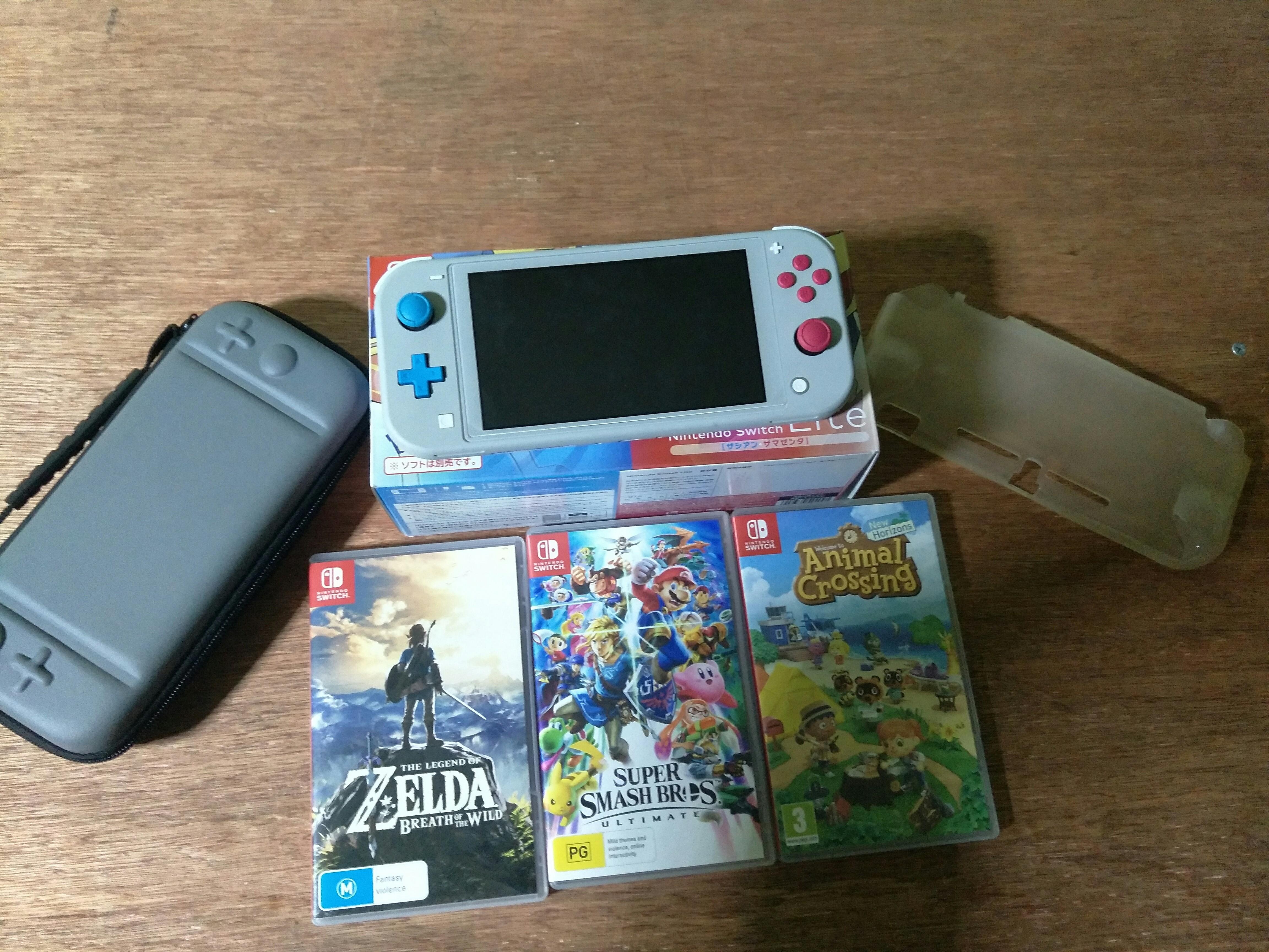 Nintendo Switch Lite Pokemon Sword Shield Edition Toys Games Video Gaming Consoles On Carousell