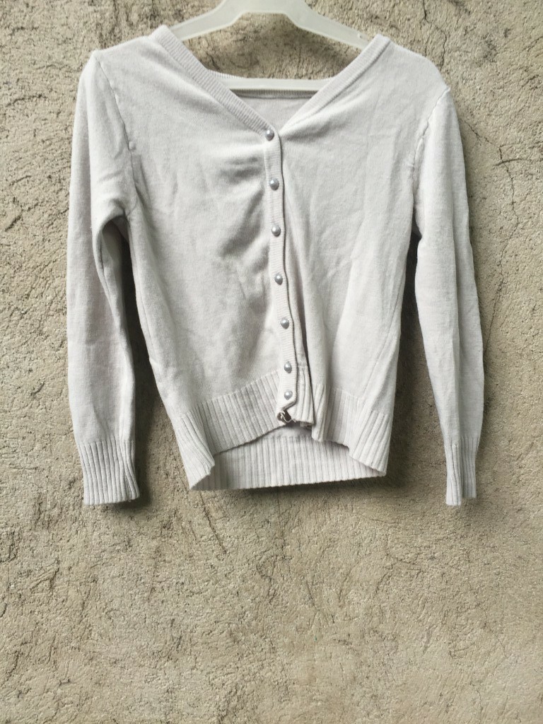 off white long cardigan sweater