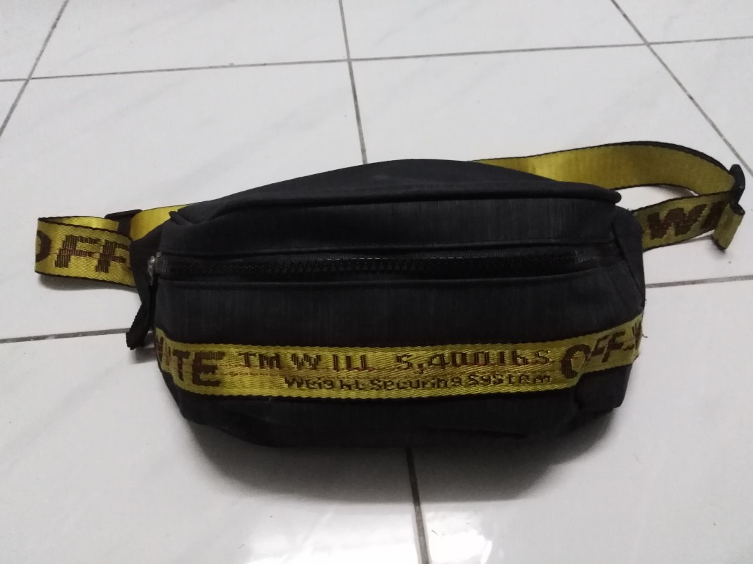 Off white sale pouch bag