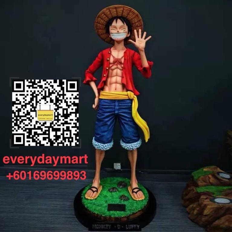 One Piece Monkey D Luffy Smiling 1 1 Scale Life Size Straw Hat Luffy Straw Hat Pirates Statues Action Figure海贼王 草帽微笑路飞 手办全身像1 1雕像手办摆件 Toys Games Action Figures Collectibles On Carousell