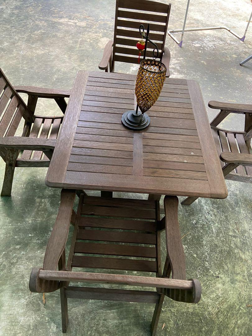 Kids Outdoor Garden Table And Chair Set Furniture Tables Chairs On Carousell