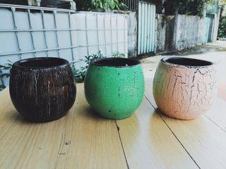 PAINTED TERRACOTTA CLAY POTS STANDARD STYLE COCO STYLE