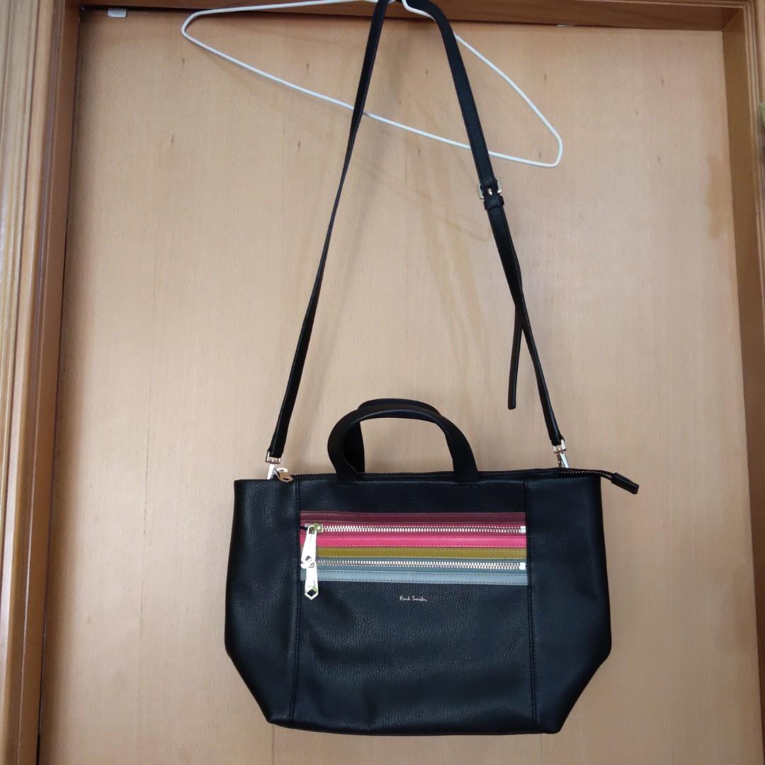 Paul Smith 兩用真皮手袋, 女裝, 手袋及銀包, 手拿包- Carousell