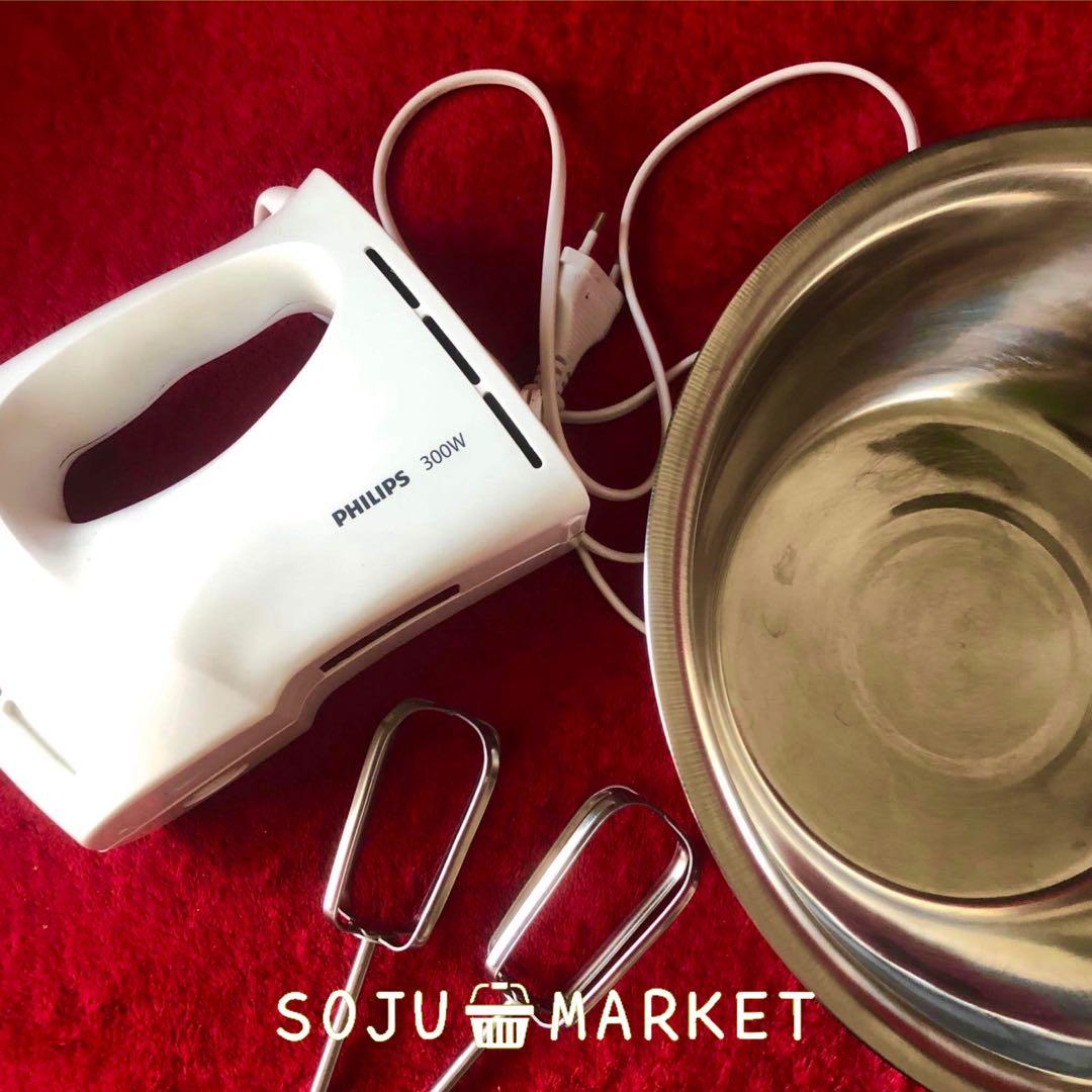 Philips hand mixer ( free stainless baking bowl ), TV & Home Appliances
