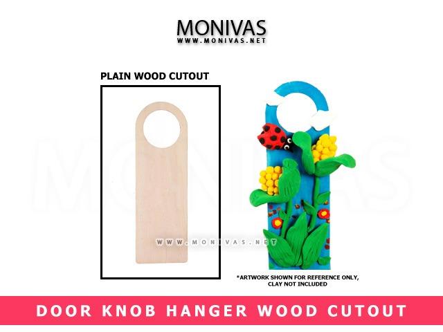 Plain Wooden Door Knob Hanger Cutout Diy Art N Craft Painting Design Craft Handmade Craft On Carousell