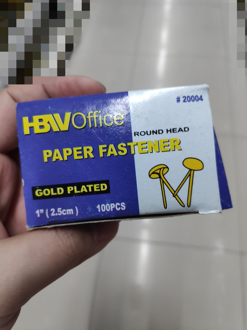 HBWOffice Paper Fastener 1 Round Head