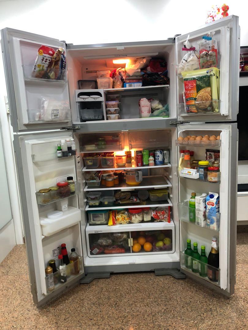Refrigerator Hitachi 4 dr, TV & Home Appliances, Kitchen Appliances