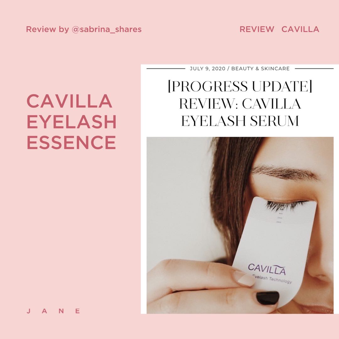 Cavilla eyelash sale serum review