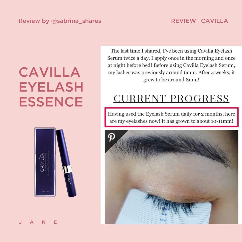 Cavilla eyelash store serum review